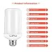 Flame Bulb, LIFU E26/ E27 LED Flame Effect Fire Light Bulbs for Decoration Lighting on Christmas Halloween Holiday Party