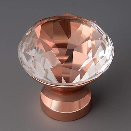 Juman634 Crystal Glass Modern Minimalist Handle Cabinet Hardware