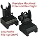 Trinity Force Tactical Flip Up Iron Sight Rear/Front Sight Mount