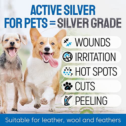 Wound Spray for Pets Colloidal Silver Wound and Skin Care for Dogs