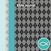 Bible Journal: Teen Boys Daily Bible Reading and Prayer Notebook with Gray Argyle and Light Teal Cov by Currant Lane