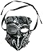 Forum Novelties Unisex-Adults Steampunk Jester Mask, Silver, Standard