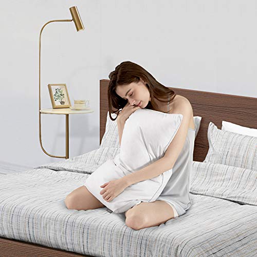 Dreamhood Down and Feather Pillows for Stomach Sleepers,Soft Bed