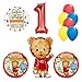 Mayflower Products Daniel Tiger Neighborhood 1st Birthday Party Supplies and Balloon Decorations AMZKIT741
