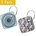 PAIYULE Case Compatible for Tile Pro 2020/2018/Combo 2017-Key Finder, Phone Finder, Anything Finder - Item Locator with Replaceable Battery - 2 Pack(Galaxy,Geometry)(Cover Only)