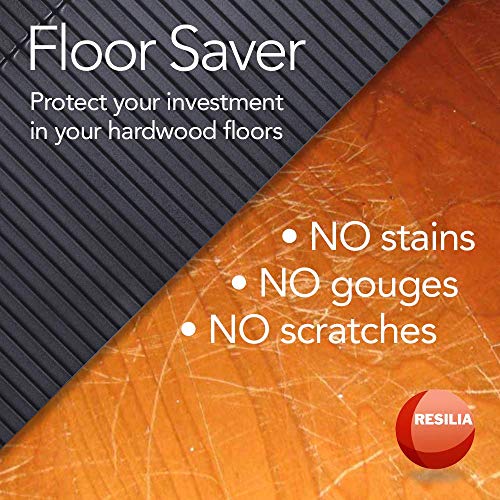 RESILIA HeavyDuty Protective Floor Mat for Exercise Equipment, Heavy