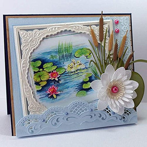 Potato001 Cattail Plant Style DIY Cutting Dies Stencils Scrapbooking Photo Album Crafts