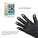 Men‘s Winter Touchscreen Texting PU Leather Driving Gloves with Fleece Lining