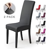 Lot De 4 Housses De Chaise Extensibles Spandex – Sable Élégant, Protection Anti-Taches Pour Salle à Manger & Événements