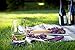 Outdoor Wine Glass Holder by Bella D'Vine - 3 Attachments include Lawn Wine Stake For Picnics, Suction Base For Boats and Hot Tubs, Strap For Patio Chairs or Rails - Fun Wine Gift - Fuchsia