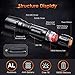 Brionac LED Tactical Flashlight, Best Powerful Waterproof Flashlight-2 Pack, Adjustable Focus and 5 Light Modes, Portable with Belt Clip for Biking Camping Emergency (Batteries Not Included)