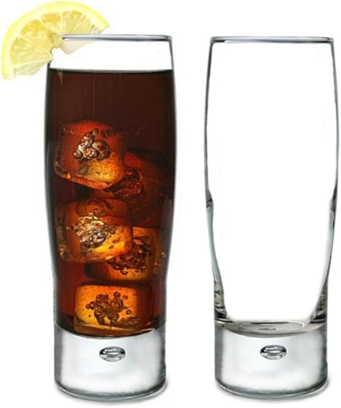 Durobor Set of 2 Hiball Bubble Base Tumbler Glasses, 395ml G0780/40