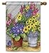 Blossom Buckets House Flag - 28