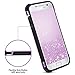 Galaxy S6 Case, Samsung S6 case, BENTOBEN 2 in 1 Glitter Bling Hybrid Slim Dual Layer Soft TPU Hard Covers Sparkly Shiny PU Leather Anti-slip Shockproof Protective Case for Samsung Galaxy S6, Purple