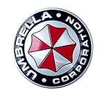2pcs/lot Car Styling Resident Evil Umbrella Car Sticker Decals Brushed Aluminum 3D Emblem