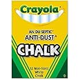 Crayola : Nontoxic Anti-Dust Chalk, White, 12 Sticks per Box -:- Sold as 2 Packs of - 12 - / - Total of 24 Each