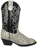 Smoky Mountain Boys' Snake Print Cowboy Boot Round Toe