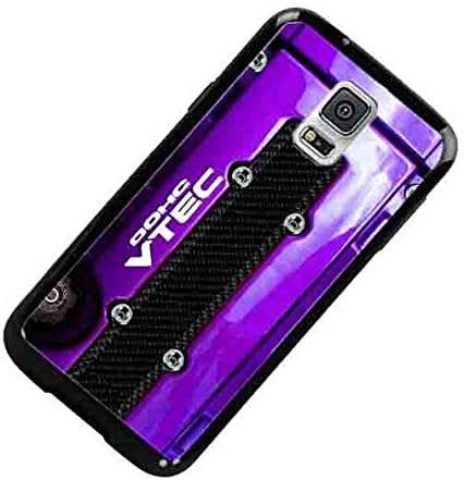 JDM Honda Vtec Purple Gloss Custom Hard Plastic Case By S and S Accessories(TM) for Samsung Galaxy S5 Mini Back Phone Case