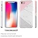 iPhone X Case, iPhone 10 Case, LUMARKE Girls Women Pink White Marble Best Protective Slim Fit Heavy Duty Cute Thin Clear Silicone Bumper TPU Cover Phone Case for iPhone X