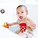 Hape Happy Buckets Set | Three Water Wheel Bath Time Toys for Toddlers, Multicolor