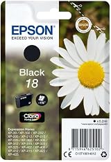 Epson 18 Black Daisy Claria Home Ink Cartridge - Genuine
