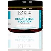 Kashia Beauty Argan Oil Hair Mask 17.6 oz – Sulfate & Paraben Free Deep Repair Treatment – Restores Dry Damaged Hair with Castor Oil Tea Tree Glycerin & Vitamin E – Smooths & Nourishes