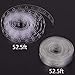 LOCOLO 52 Ft Single Hole and 52 Ft Double hole Garland Decorating Strip Tape, Balloon Glue Point 200 PCS, Balloon Arch Garland Decorating Strip Kit Wedding and Party Decorations (4 Rolls)