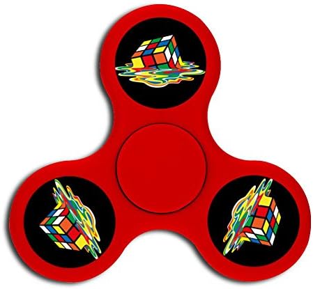 Triangle Rainbow Rubik's Cube High-speed Finger Fidget Spinners Toy for ADD, ADHD, Anxiety, Adult &amp; Children