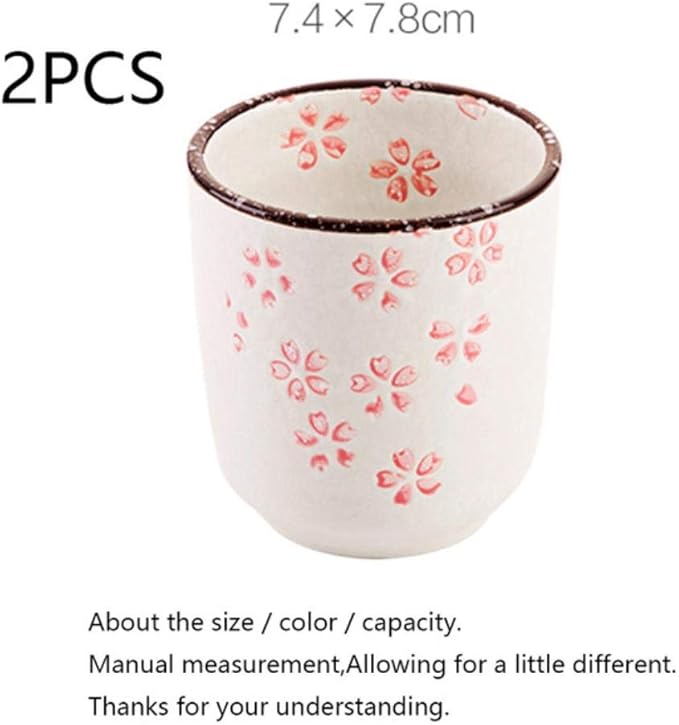 FGG Tea Cup Ceramic Flower Tea Cups Vintage Teacup Mug Container