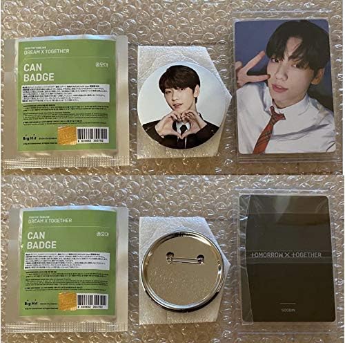Amazon Txt Fanlive Dream X Together 公式 グッズ Can Badge 缶バッジ ペンライト 付属 トレカ Soobin バッジ ホビー