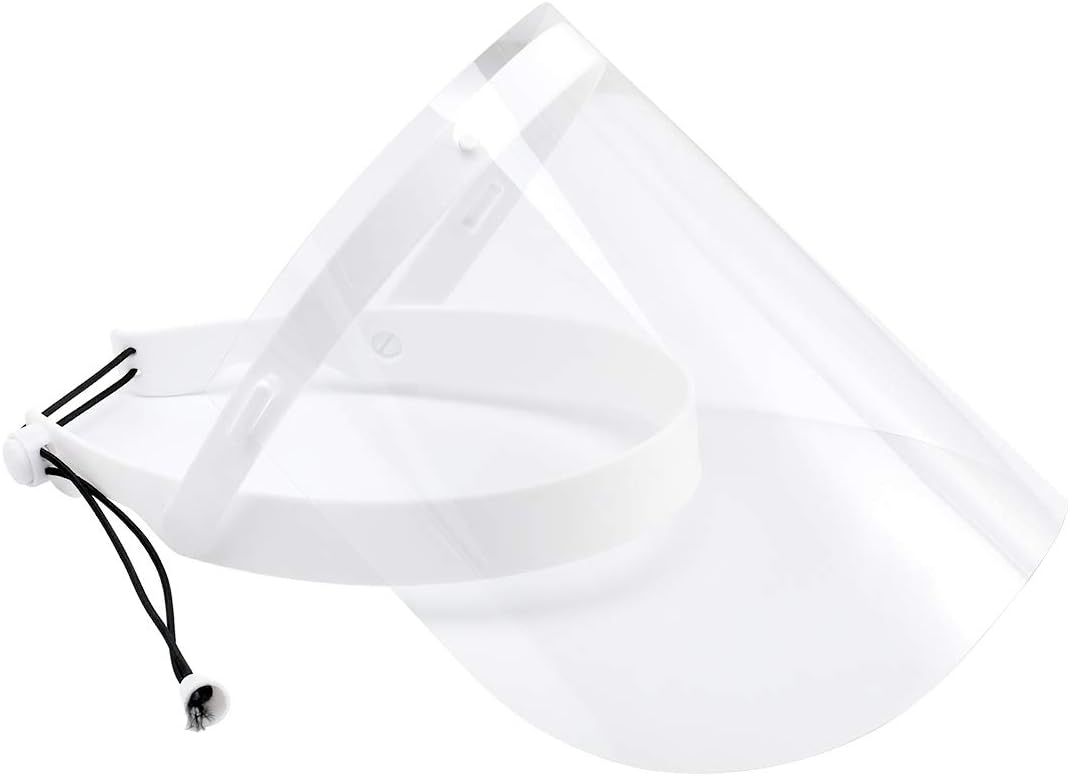 Dental Face Shields, Disposable Adjustable Detachable AntiFog Clear