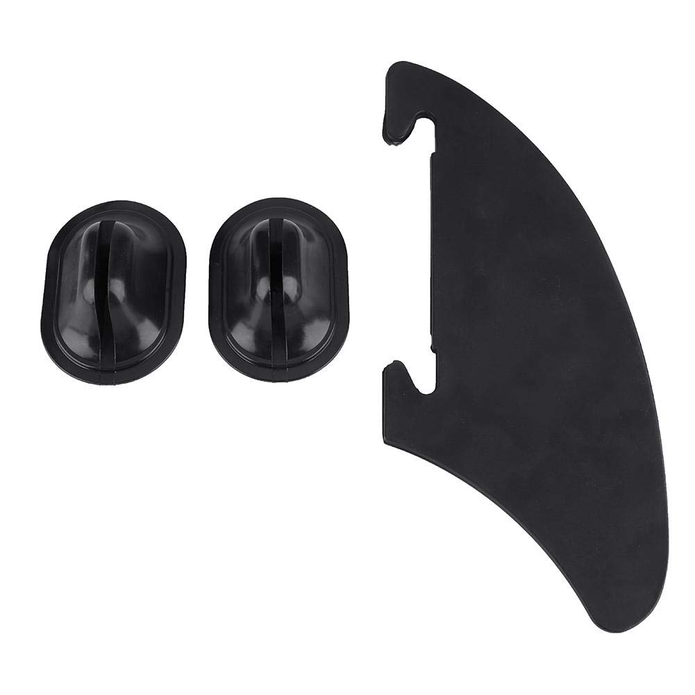 Tbest Inflatable Canoe Fin,Skeg replacement for Inflatable Kayak,Inflatable Kayak Skeg,Skeg Fin,Tracking Fin,Fin replacement for Kayak,Kayak Skeg Tracking Fin Integral Fin Mounting Points Black