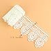 Yontree Floral Venise Lace Applique Sewing Trim Bridal Wedding Applique White 2 Yards