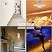 Motion Sensor Night Light, ANTEQI UFO Flexible Step Light Portable LED for Kids Magnetic Closet Light 360°Rotating Wall Lamp With Rechargable USB (White light)