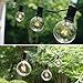 GUDDL Outdoor String Lights 100ft Patio Lights with 110 G40 Bulbs (10 Spare) Globe String Lights for Party Tents Patio Gazebo Porch Deck Bistro Backyard Balcony Pergola Decor, Black Wire…
