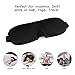 WENFENG Sleep Mask, 3D Contoured, Comfortable and Adjustable Eye Masks, Perfect for Sleeping, Travel, Shift Work, Naps, Night Blindfold Eyeshade for Men Women, 3 Pack (Black & Blue & Purple)