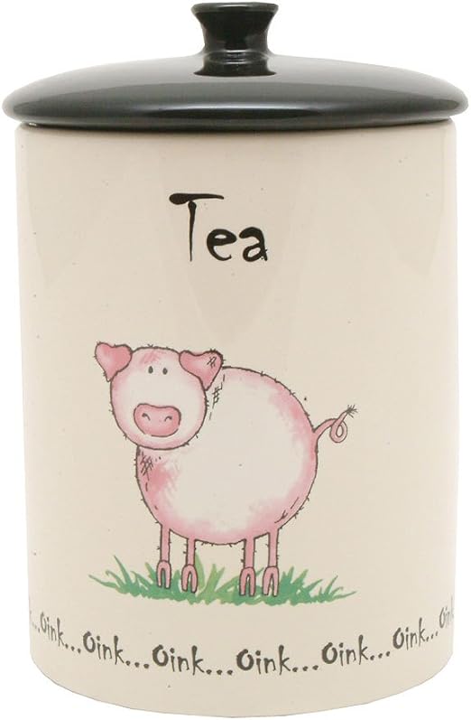 farmyard tea coffee sugar canisters