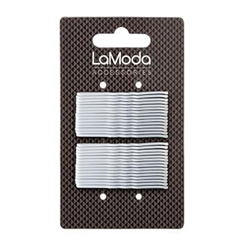 La Moda Hairgrips Medium White Amazon Co Uk Beauty