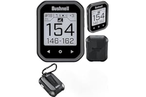 bushnellgolf Golf Phantom 3 Handheld Slope GPS, Touchscreen Display, Belt Clip & Carabiner, (Black)