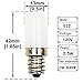 0.5 Watts LED C7 Night Light Bulb Lustaled 120V E12 Candelabra Base LED Light Bulb 10W Equivalent for Garden Patio Yard Ceiling Lights Christmas Lighting (Daylight 6000K, 4-Pack)