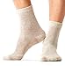 Organic Eco Hemp Walking Socks – Wide Range of Cool Moisture Wicking Dress Socks - White (Set of 3 Pair) Size XL Large (12-15)
