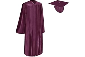 Endea Graduation Shiny Cap and Gown