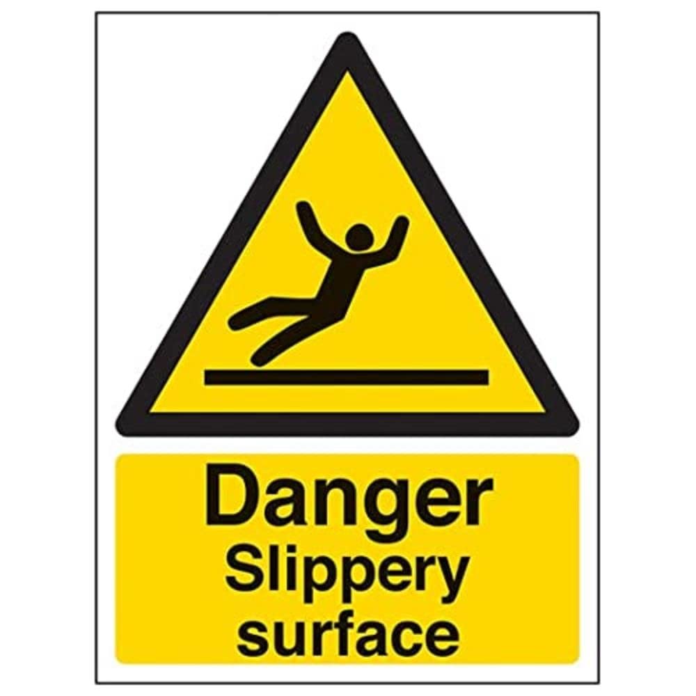 V Safety Eco Friendly Warning General - Danger Slippery Surface - 150 X 200mm — image 1
