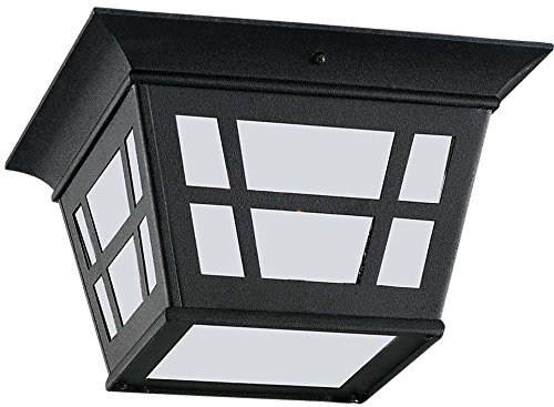 Sea Gull Lighting 79131 12 Two Light Outdoor Ceiling Flush Mount