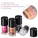 Glitter Eyeshadow, ETEREAUTY 4 Colors Glitter Powder Loose with Eyeshadow Brush