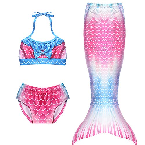 Mermaid Tails for Swimming Girls Mermaid Bathing Suit Princess Swimsuit
