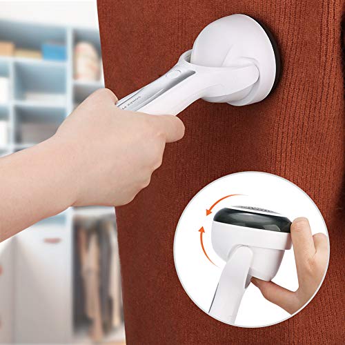 Lint Remover, Bosiwee Fabric Shaver Rotating Electric Sweater Defuzzer with Stainless Steel 3-Leaf Blades, Battery Operated, Remove Clothes Fuzz, Lint Balls, Pills, Blanket, Couch - Thumbnail 5