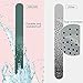 Cyber Monday Deal Nail Files Washable Double Sided 100 180 Grit 10Pcs Waterproof Nail File