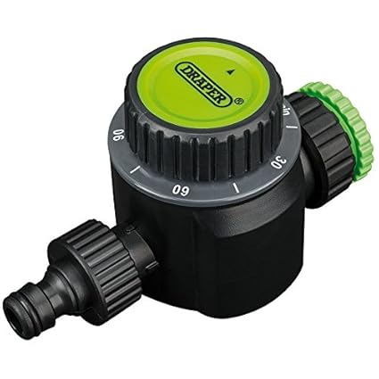 WTM1 DRAPER 36748 – Elektronischer Kugelhahn Wasser Timer – schwarz