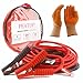 Jumper Cables Heavy Duty 4 Gauge 900 AMP 20ft Copper Jaw with Carry Bag Safety Gloves (4AWG x 20FT booster cable) by PEATOP